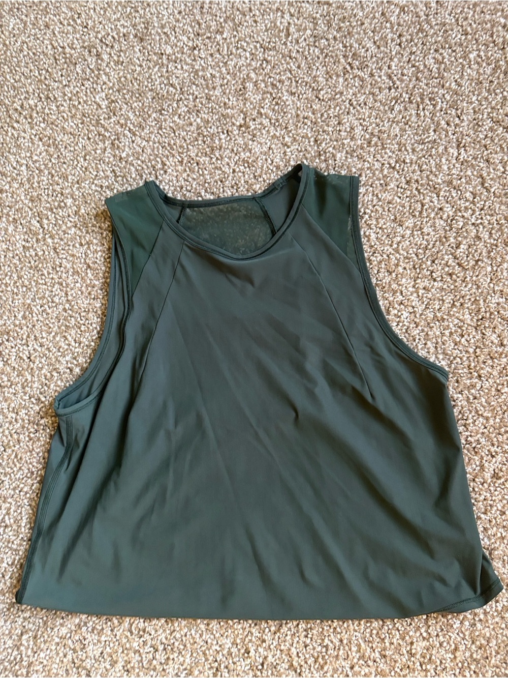 Lululemon Sculpt Crop Tank - Dark Green